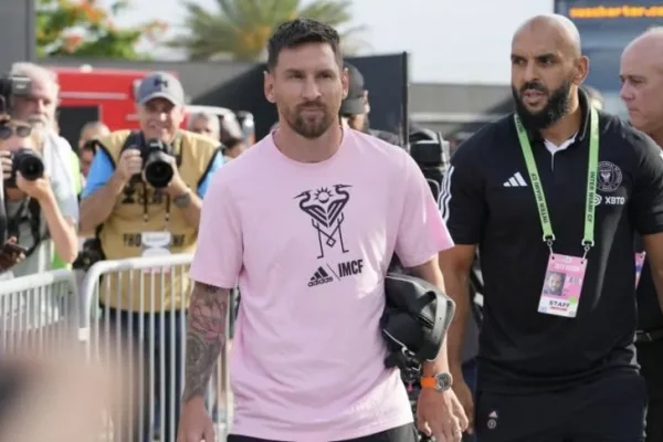 El guardaespaldas de Messi, suspendido de la Leagues Cup por empujar a jugadores del Atlas