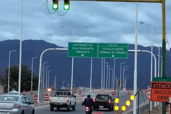 Comenzó la etapa final de la obra del nudo vial de la Rotonda del Chacho