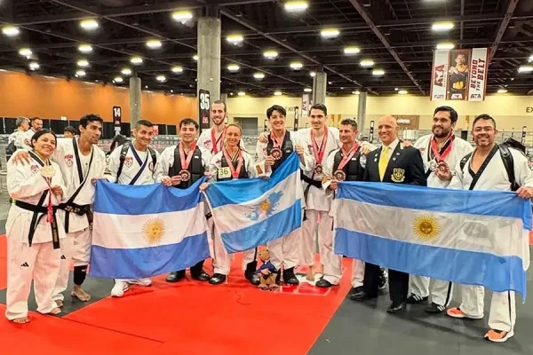 Gran logro argentino en el Mundial de Taekwondo ATA