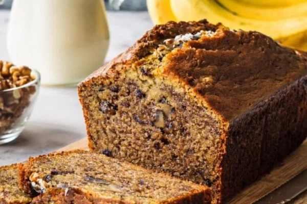 Budín de banana y yogur: una receta sin azúcar
