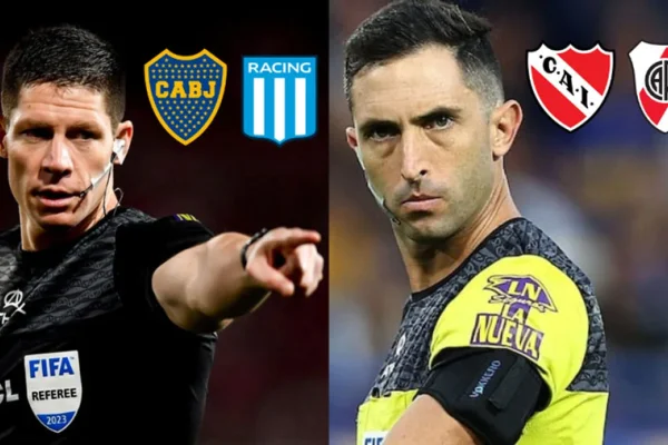AFA confirmó los árbitros para Boca-Racing e Independiente-River
