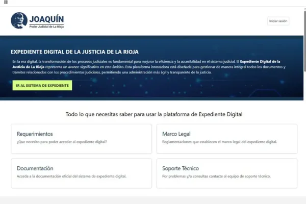 Expediente digital: desde el 13 de agosto se implementará en juzgados de Paz Letrados de Capital