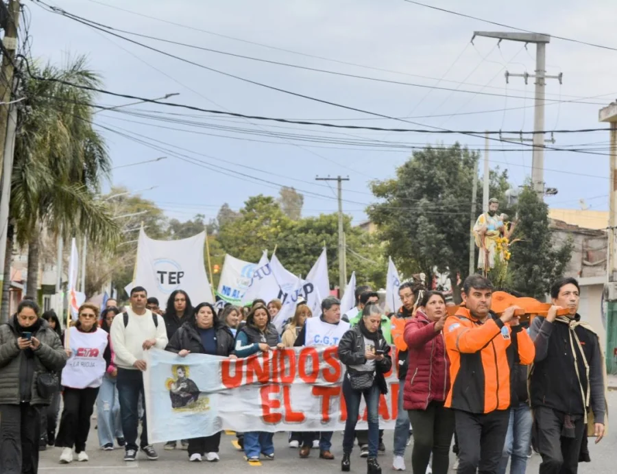 Marcha por San Cayetano y las fuentes laborales.