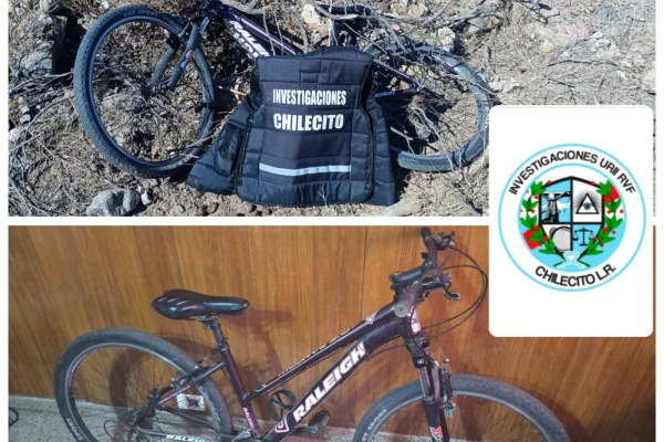 Recuperaron dos bicicletas robadas en Chilecito