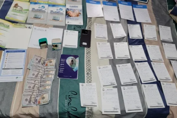 Imputaron a una pareja que falsificaba y vendía recetas médicas con membretes del Ministerio de Salud