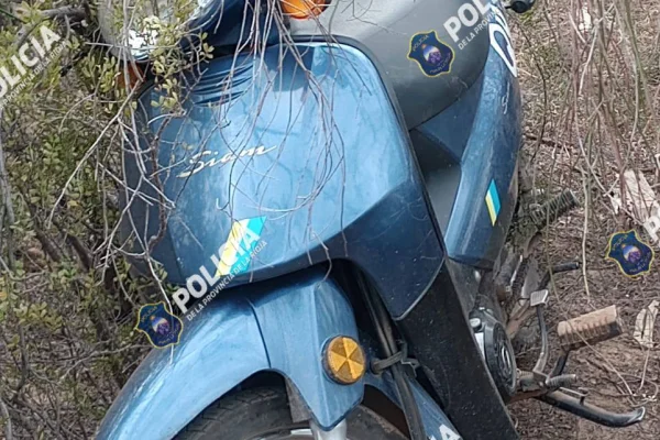 La policia recuperó elementos que estaban en un descampado
