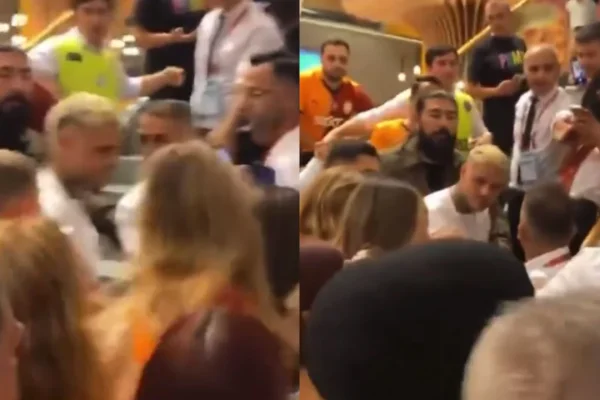 Viralizaron un video de Mauro Icardi siendo violento con un fan frente a los hijos de la China Suárez