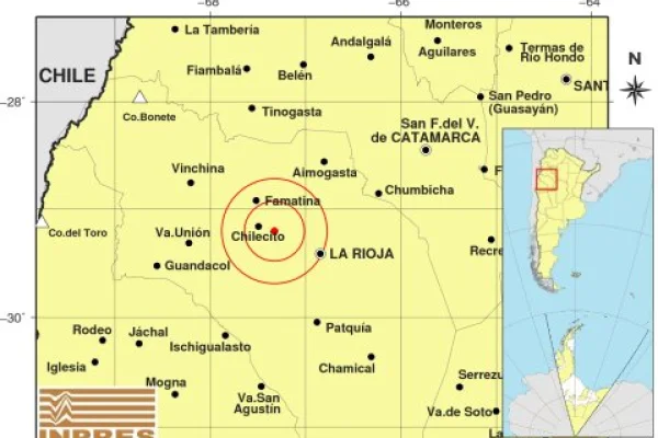 Tembló el oeste riojano