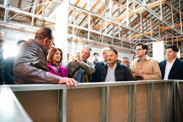 Quintela supervisó la obra del Hospital Luis Agote en Chamical