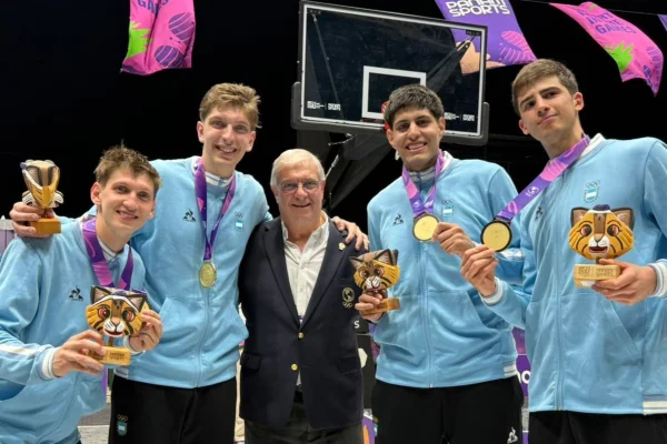 Un riojano se colgó el Oro en básquet 3x3