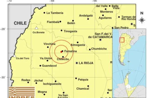 La Rioja tuvo tres sismos en un día