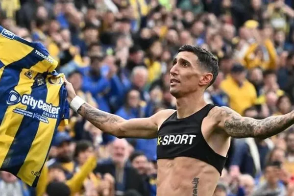 Di María con un golazo le dio el triunfo a Rosario Central ante Newell's