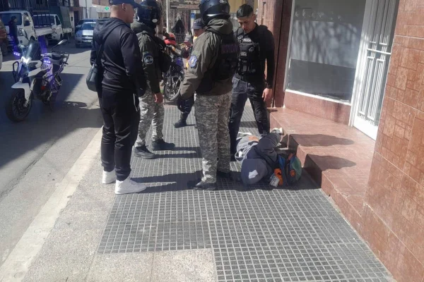 Terminó detenido tras intentar arrebatar una cartera