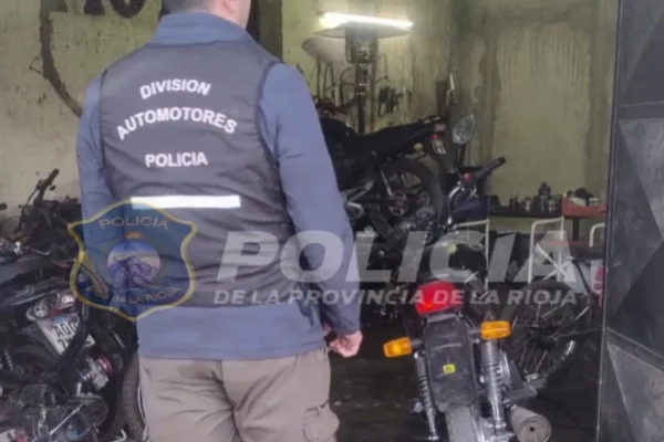Recuperaron moto robada en un taller del barrio 4 de Junio