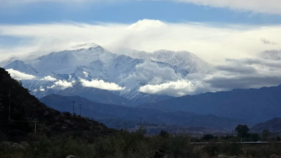 Imagen del Famatina nevado, gentileza: Germán Abilar