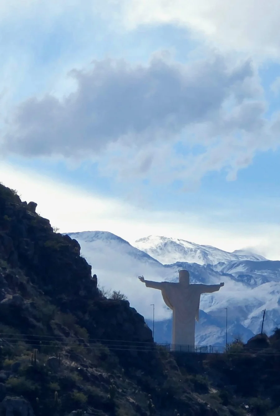 Imagen del Famatina nevado en Chilecito, gentileza: Germán Abilar