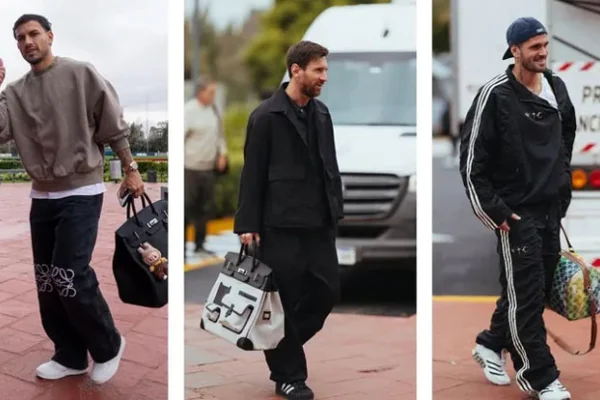 Los looks fashion de Messi, De Paul y Paredes