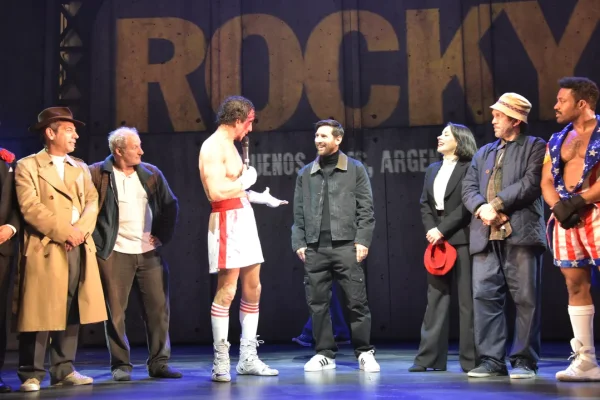 Lionel Messi fue a ver Rocky, la obra de su gran amigo Nicolás Vázquez