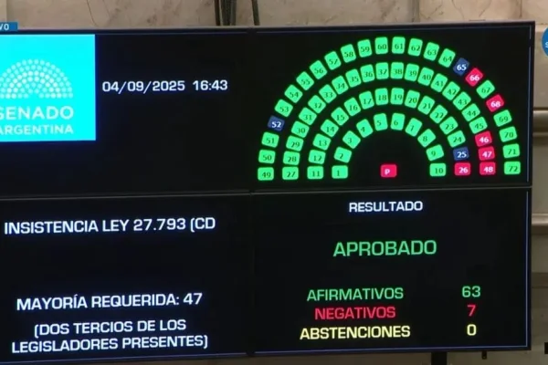 El Senado rechazó el veto en Discapacidad y la ley deberá ser promulgada