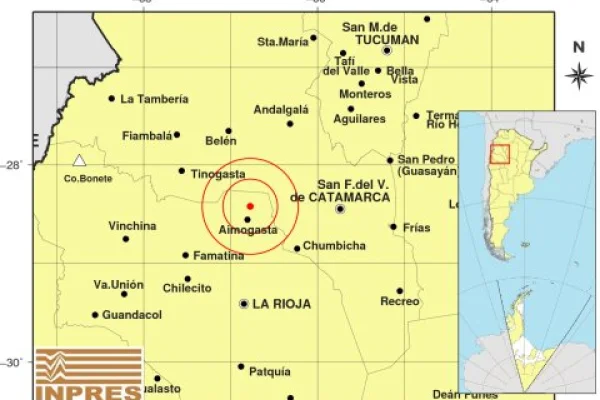 El Norte riojano tembló durante la siesta