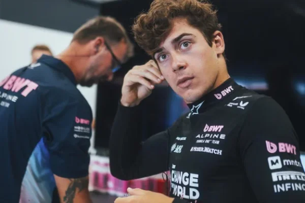 Tras su último puesto en la FP2 del GP de Monza, Colapinto se quejó de las altas temperaturas