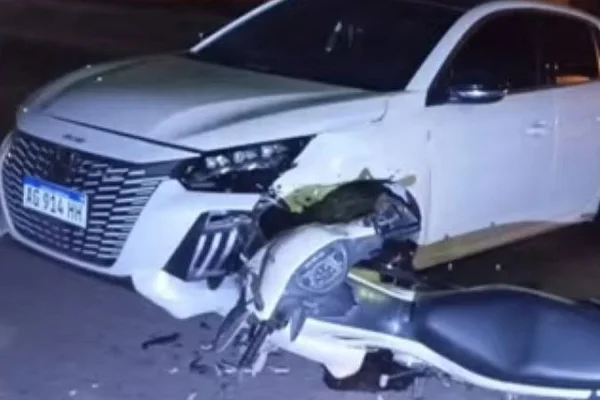 Una motociclista con herida leves en un siniestro vial en Chamical