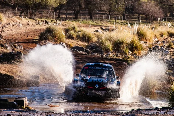Folledo hizo podio en el rally de San Luis