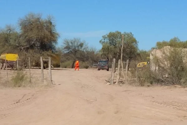 Desiderio Tello: robaron 8 baterías de maquinaria vial en obra de la Ruta Nacional 20