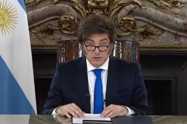 Javier Milei hablará por cadena nacional