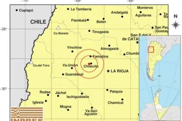 La Rioja tuvo tres temblores en un día