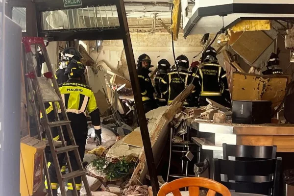 Explosión en Madrid: 25 heridos en un bar del distrito de Vallecas