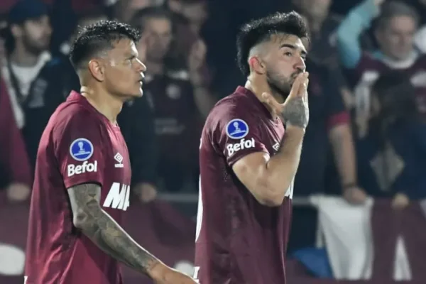 Lanús venció sobre la hora a Fluminense por los cuartos de la Sudamericana