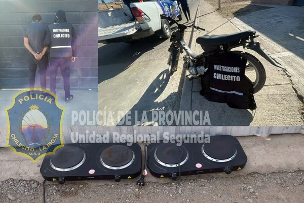 Esclarecen dos robos en Chilecito y hubo un detenido