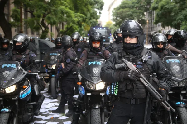 Unos 1.100 efectivos federales custodiarán el Congreso durante la Marcha Federal y la sesión en Diputados