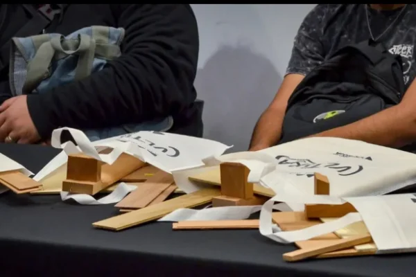 Muestran el armado de una guitarra artesanal