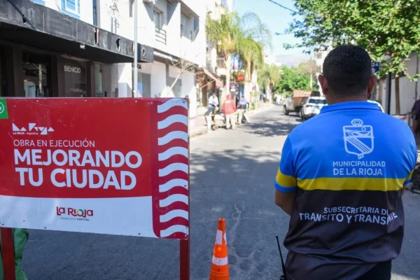 Realizan obras en el macrocentro de Capital: piden circular con precaución