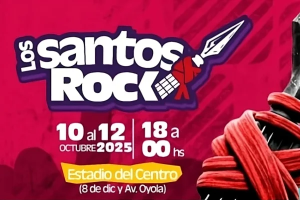 Se realizará el festival Santos Rock 2025