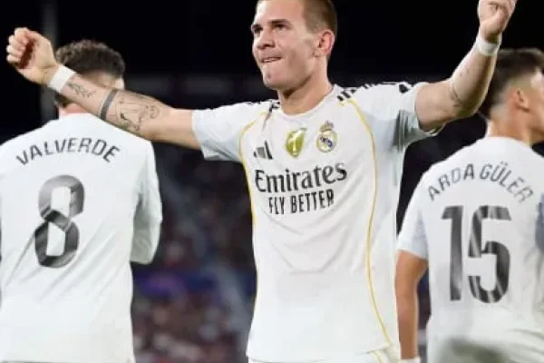 Mastantuono convirtió su primer gol con el Real Madrid en la victoria ante el Levante