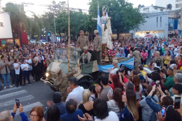 Se realizó la procesión por la Virgen de la Merced