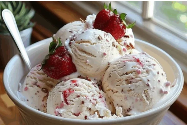 Helado de frutillas: una receta saludable y deliciosa con dos ingredientes