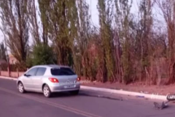 Campanas: siniestro vial dejó herido de gravedad