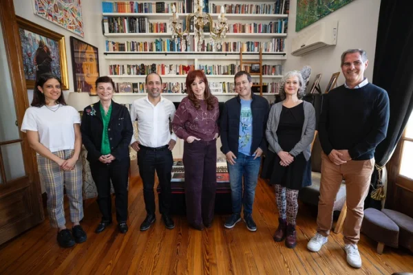 Cristina Kirchner recibió a candidatos de Fuerza Patria en la Ciudad de Buenos Aires