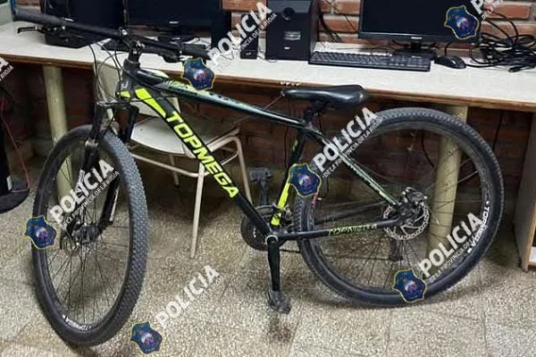 Secuestran una bicicleta abandonada en Chepes