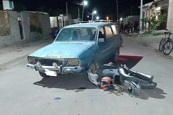 Motociclista sufrió fractura al ser impactado por un conductor que iba alcoholizado