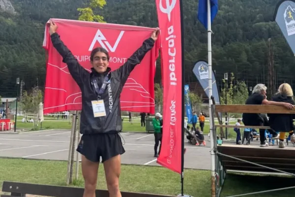 Facundo Peralta se destacó en el Mundial de Montaña