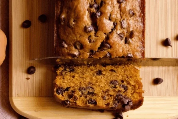 Pumpkin bread: la receta del budín de calabaza y chocolate que no lleva harina