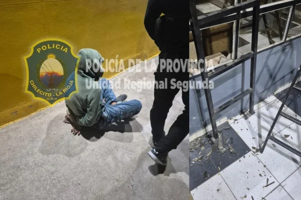 Detuvieron a un sujeto por robo en flagrancia en Chilecito