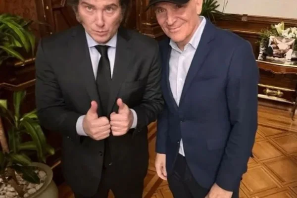Javier Milei se reúne con José Luis Espert en la Quinta de Olivos