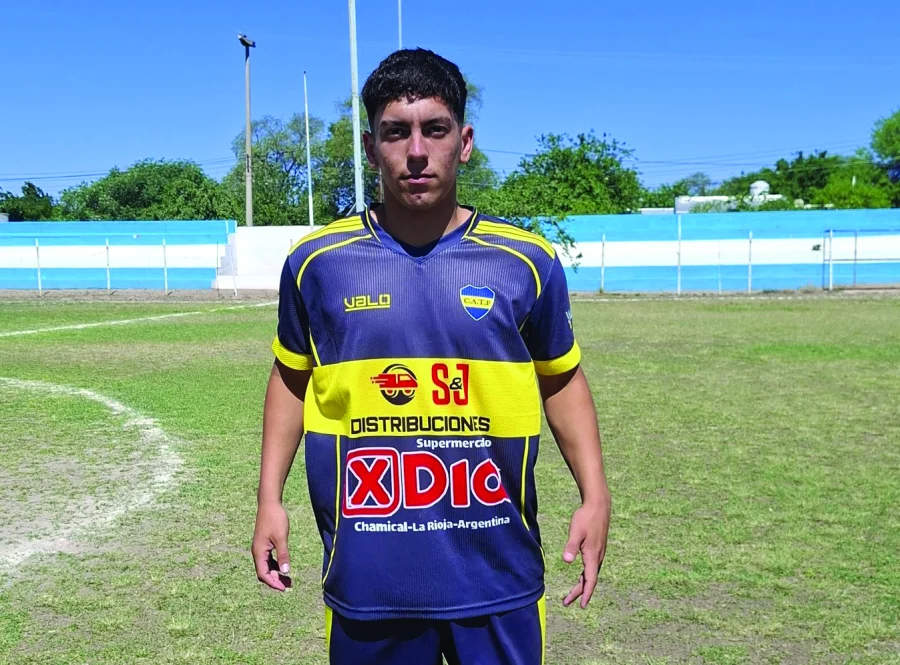 Isaías Domínguez, autor del gol de Tiro Federal.