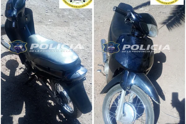 Investigaciones recuperó una motocicleta en capital